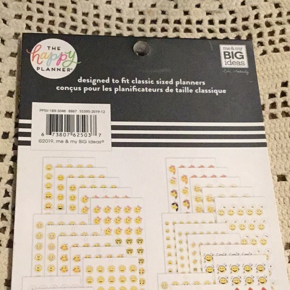 The Happy Planner “Emoji & Social Talk” 1608 Pieces - Picture 4 of 5